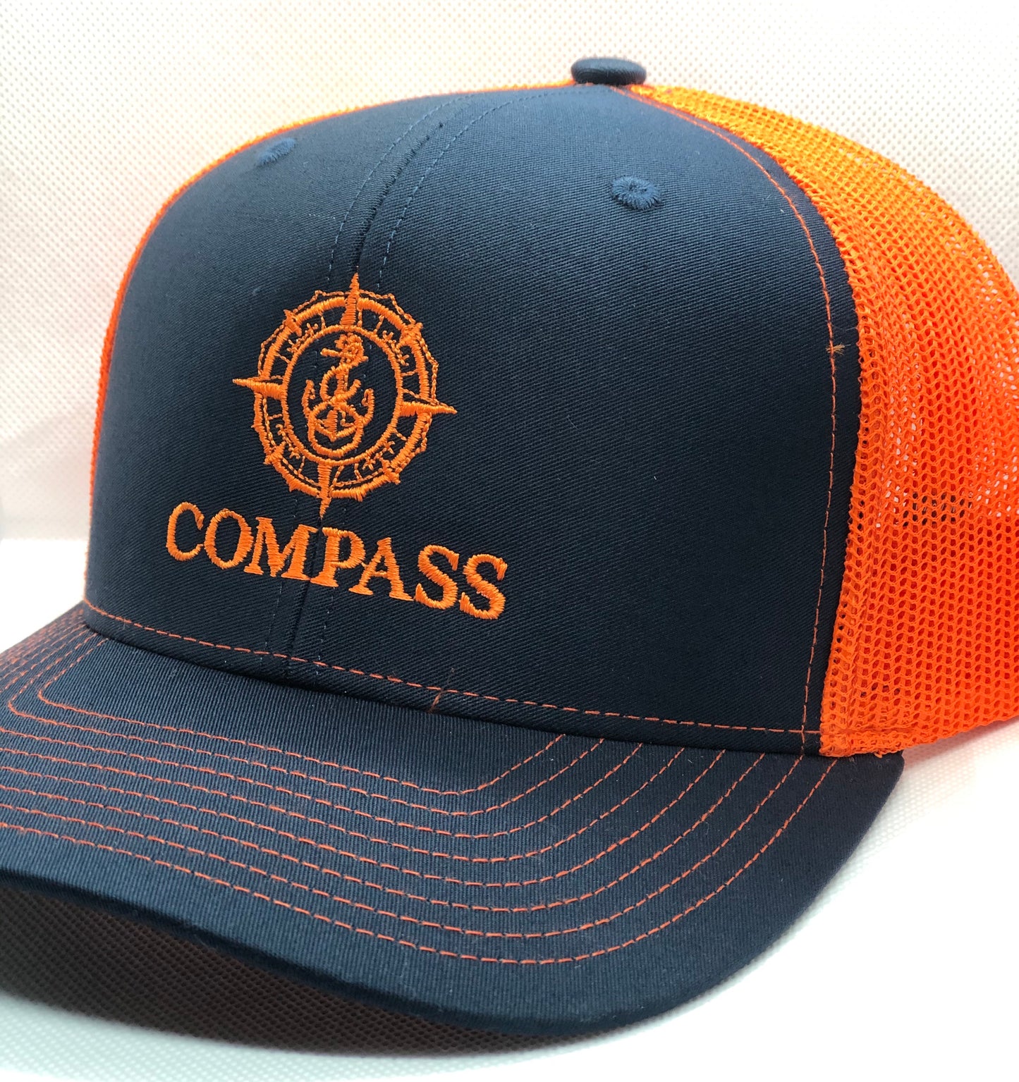 Trucker Cap (Blue-Orange)