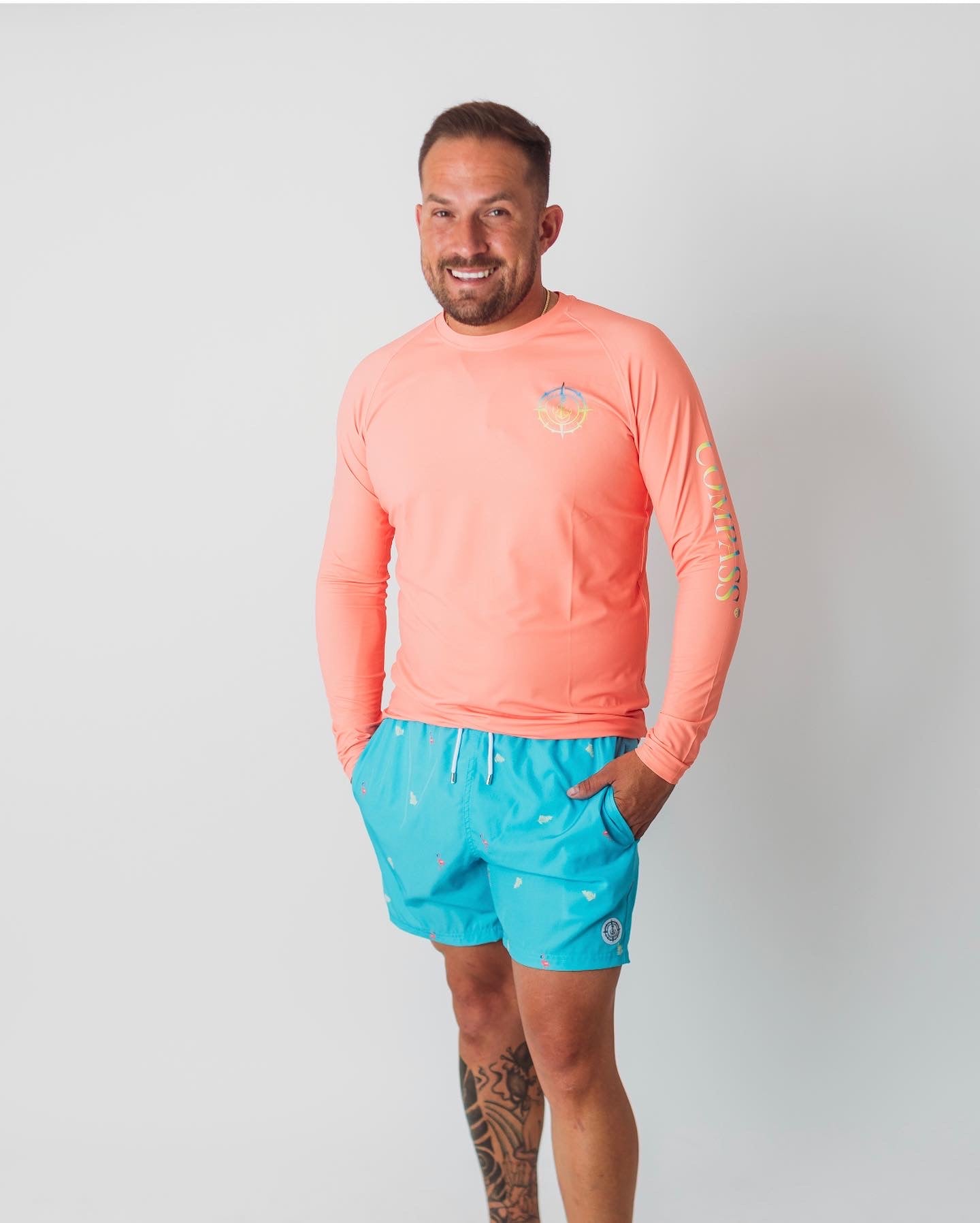 Mens Swim Short -Aqua