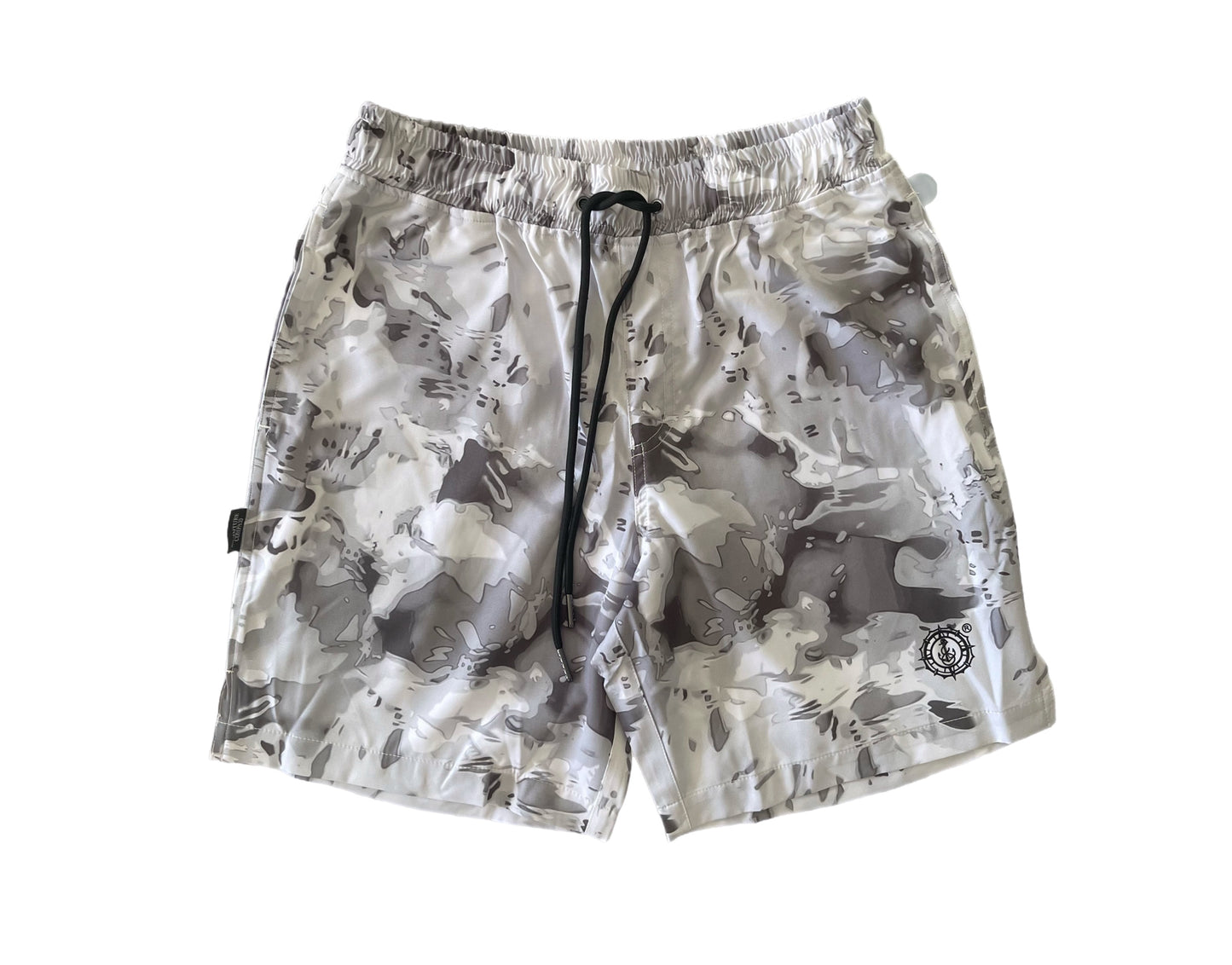 Men's Swim Short-Gray Splash