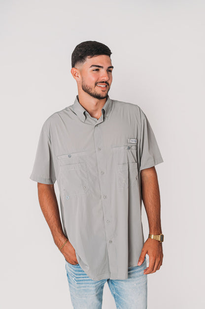 AC Men's Short Sleeve Shirt-Gray