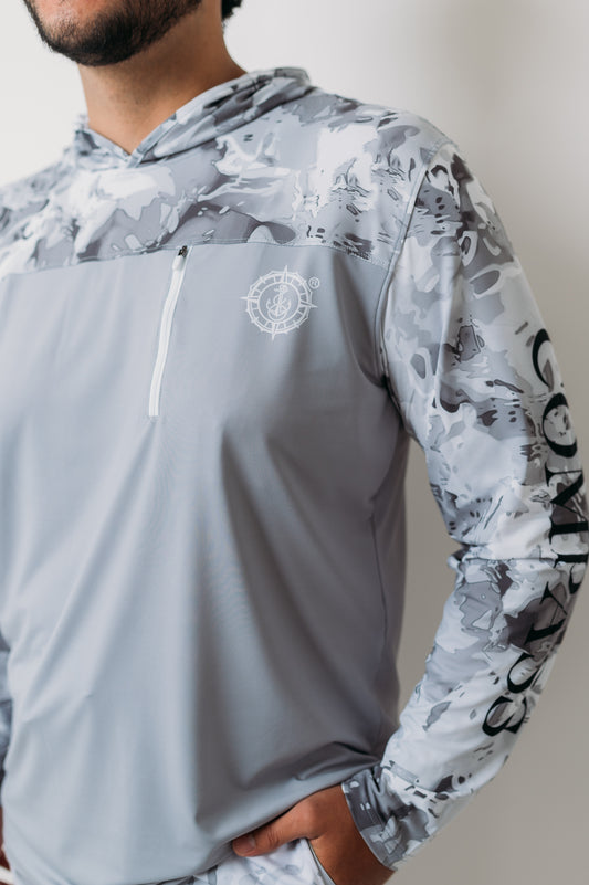 Hoodie Gray Splash