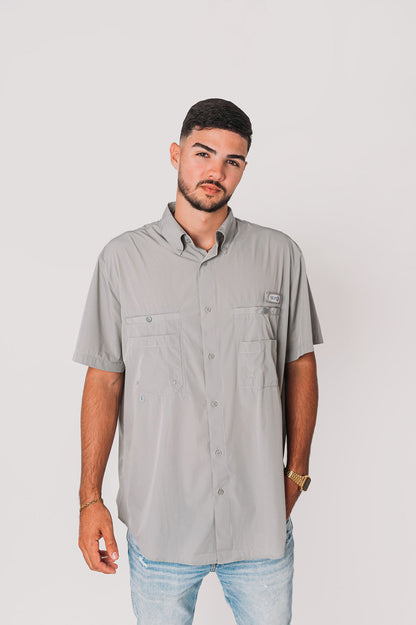 AC Men's Short Sleeve Shirt-Gray
