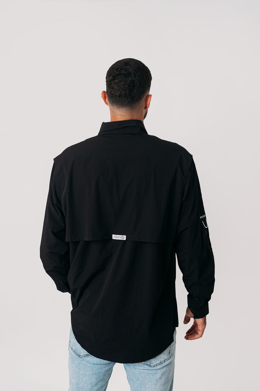 AC Men's Long Sleeve Shirt-Black