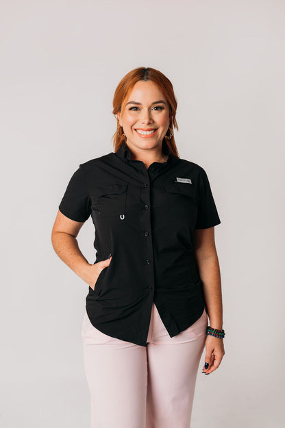 AC Black Women's Short Sleeve Shirt