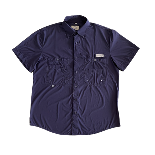 AC Men's Short Sleeve Shirt-Blue