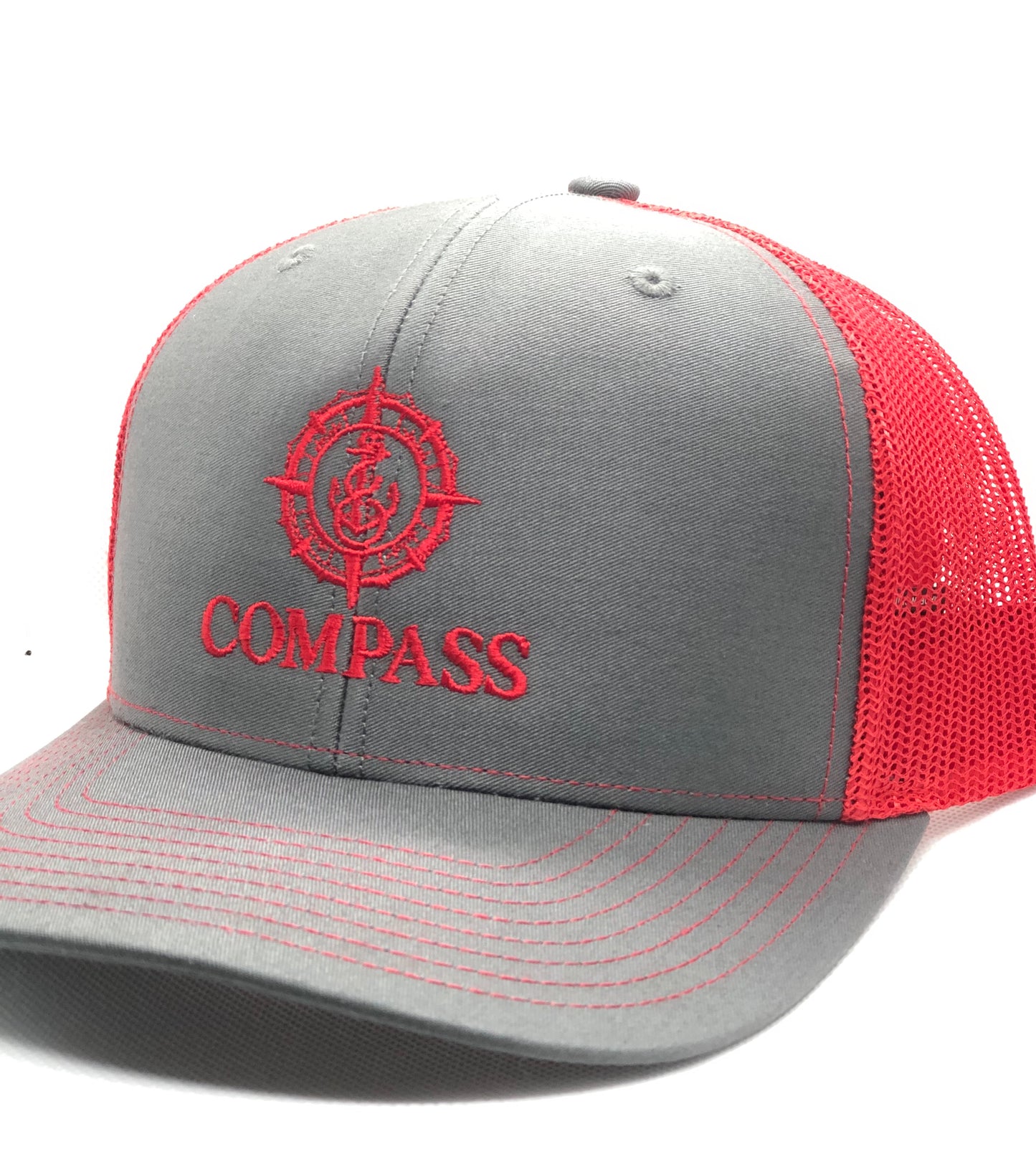 Trucker Cap (Grey-Red)