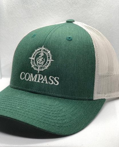 Trucker Cap (Green-Light Grey)