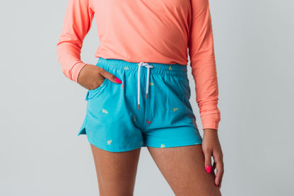 Women's Shorts-Tropical