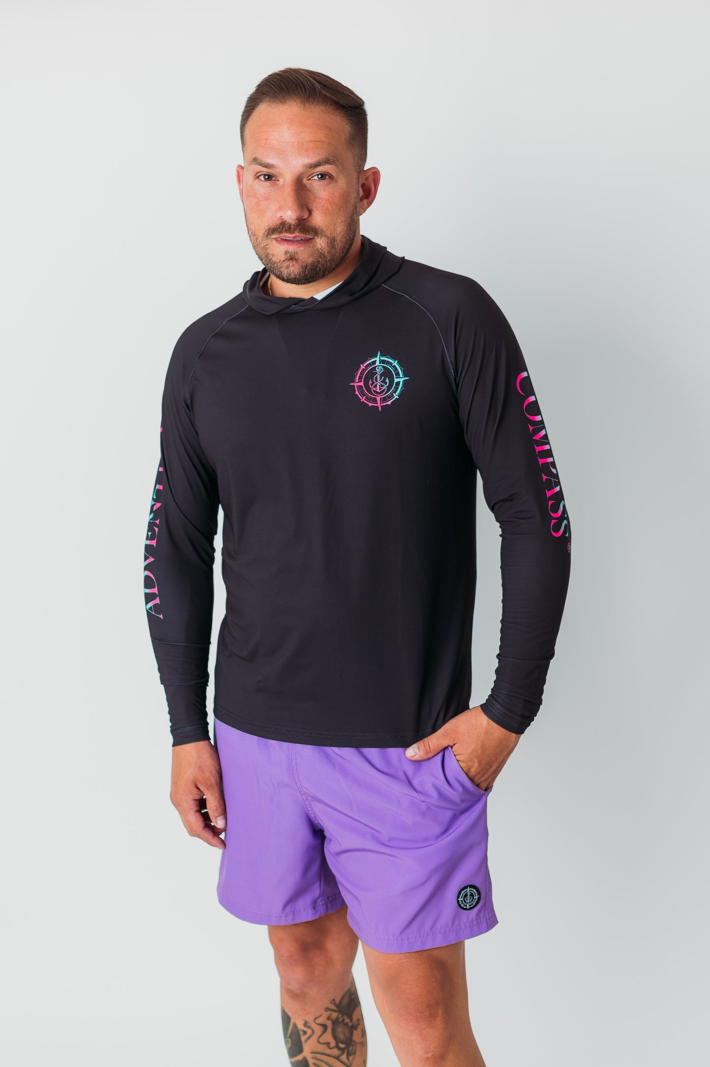 Mens Swim Short-Violet