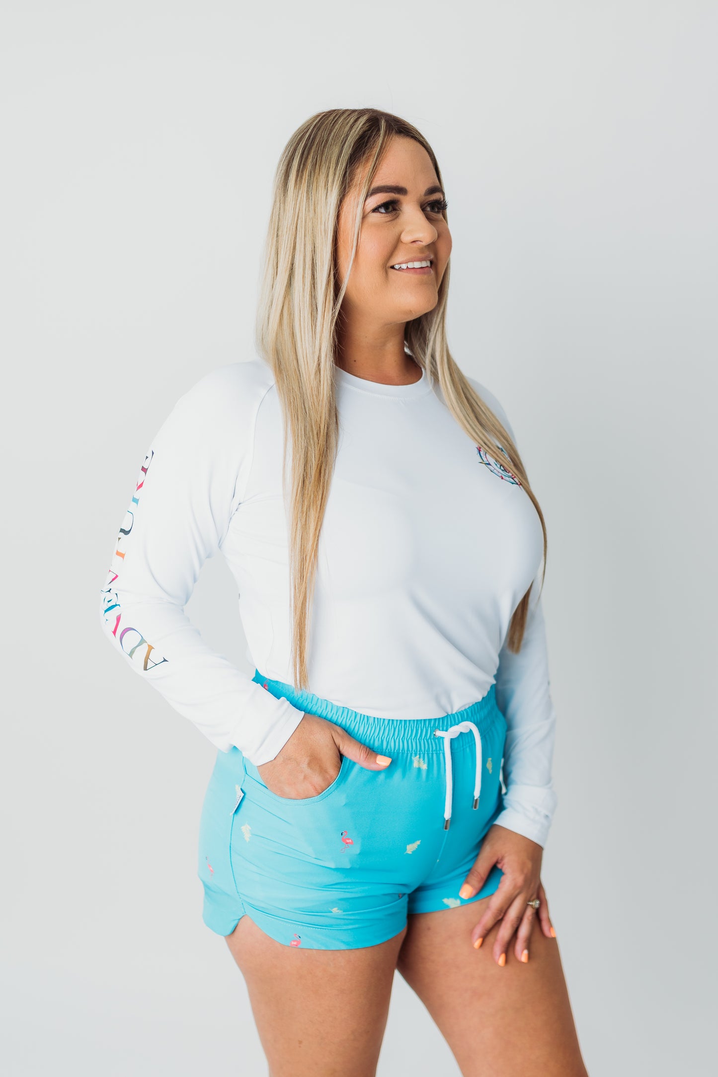 Women's Shorts-Tropical