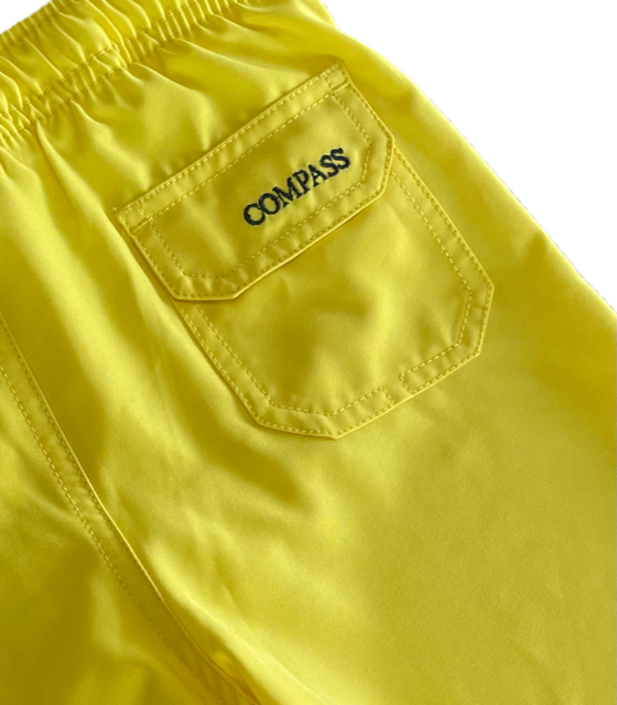 Kids Swim Shorts-Yellow