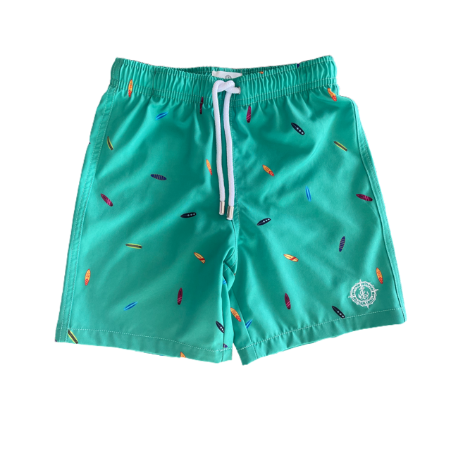 Kids Swim Shorts-Surfboard