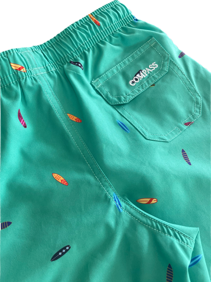 Kids Swim Shorts-Surfboard