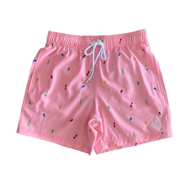 Men's Swin Shorts-Pink