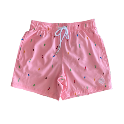 Men's Swin Shorts-Pink