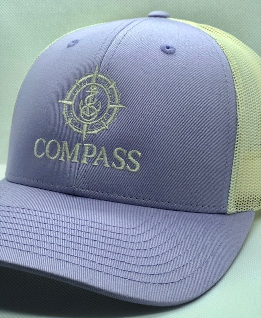 Trucker Cap (Violet-Cream)