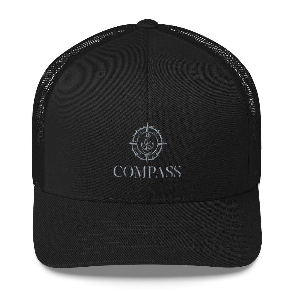 Black Trucker Cap