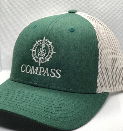 Trucker Cap (Green-Light Grey)